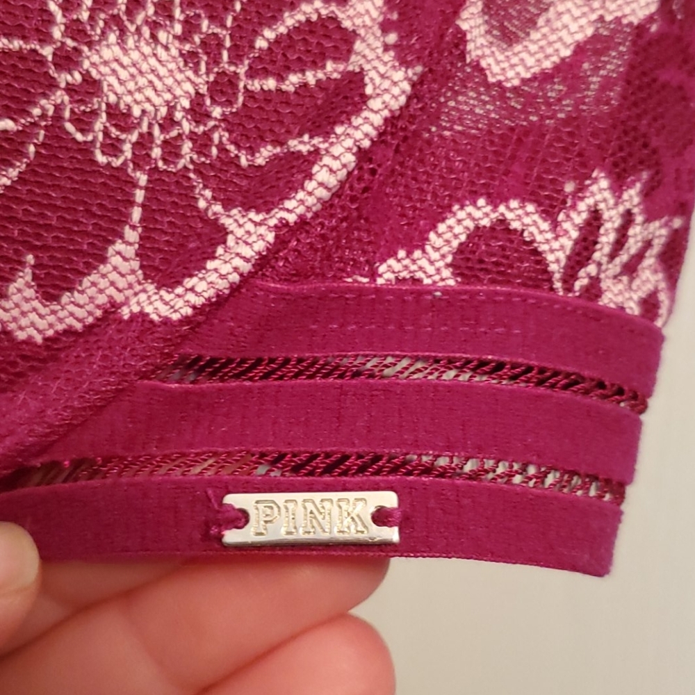 PINK Padded Racerback bra - Picture 4 of 5